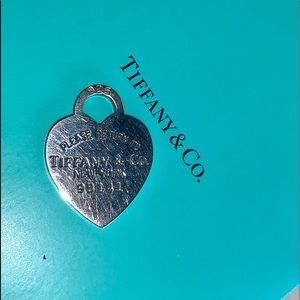 Tiffany & Co. Jewelry - TIFFANY & CO STERLING SILVER HEART CHARM Tiffany & Co. Jewelry - TIFFANY & CO STERLING SILVER HEART CHARM